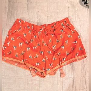 Aerie Camel Pajama Shorts